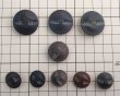 画像4: 樹脂ボタン/スパイラルローズ/S・約18mm/レッドブラウン(1個) (4)
