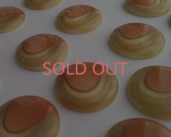 画像2: ヴィンテージ/ドイツ/ルーサイト/レトロラウンド/約28mm(1個) (2)