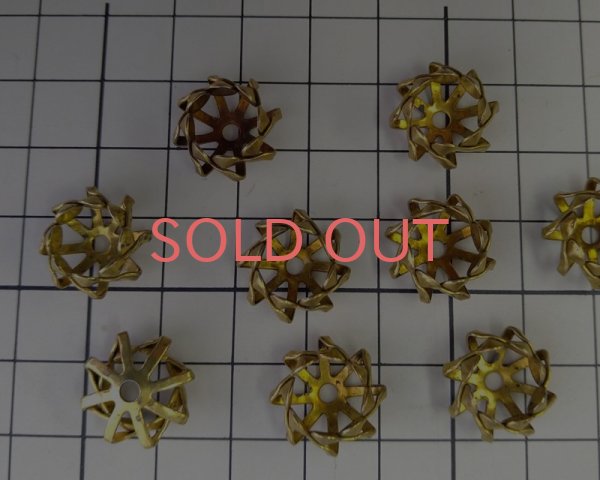 画像2: ヴィンテージ/USA/ブラス/フラワーパーツ (1個)　 (2)