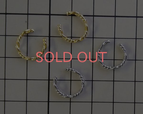 画像2: ねじりイヤカフ/K16GP(1個) (2)