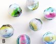 画像1: ヴィンテージ/ドイツ/ファイブカラー/B/約10mm(1個） (1)