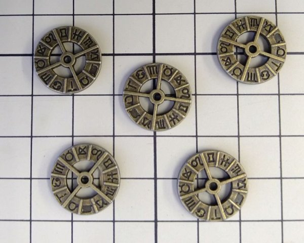 画像2: メタルチャーム/星座記号/金古美(1個) (2)