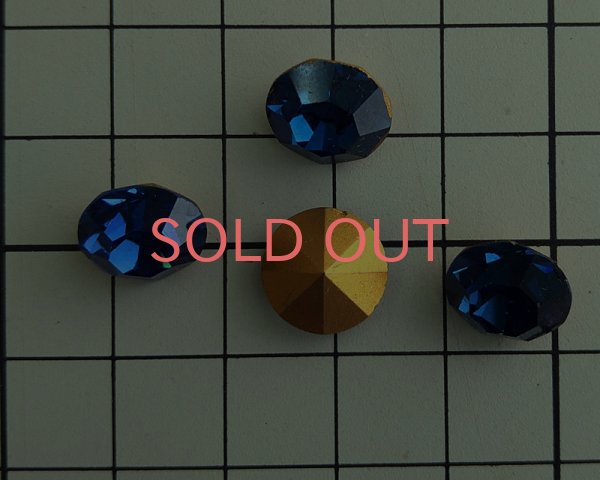 画像2: ヴィンテージ/スワロフスキー/#1100/モンタナ/48ss(1個) (2)