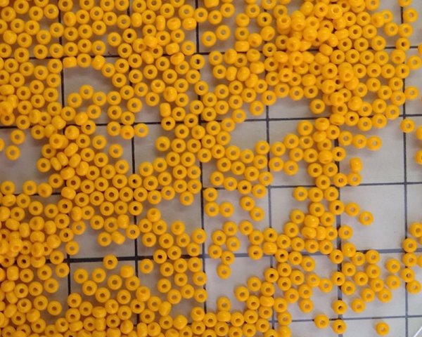 画像2: チェコガラスビーズ/ロカイル/11/0/オレンジ(約3g) (2)