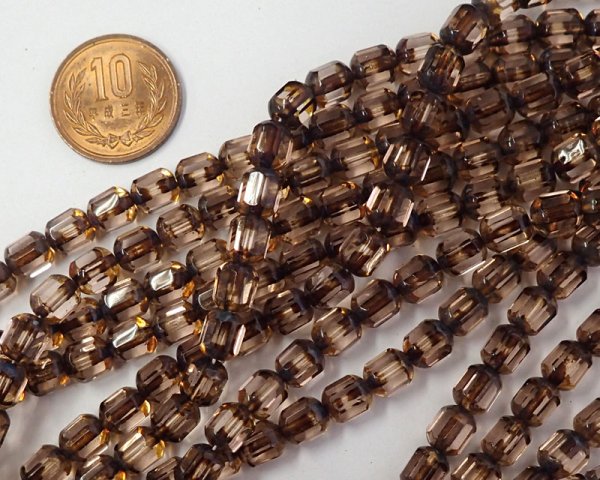 画像2: チェコガラスビーズ/オクタゴナル/ロザリン/8mm(10個) (2)