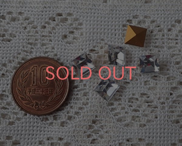 画像2: ヴィンテージ/スワロフスキー/#4400/クリスタル/8mm(1個) (2)