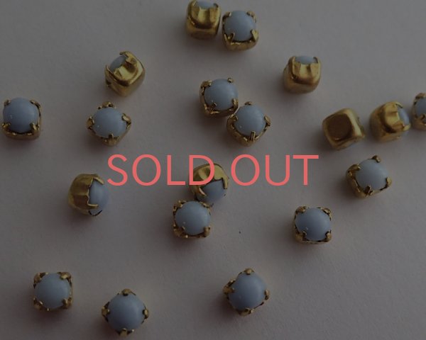 画像1: ヴィンテージ/プリセットパーツ/ベビーブルー(4個) (1)