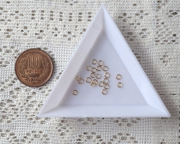 画像2: 丸カン/K16GP/3mm(20個) (2)