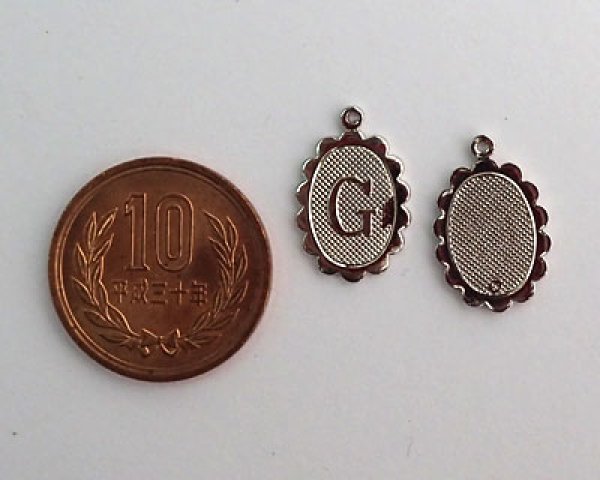 画像2: ヴィンテージ/USA/メタルチャーム/シルバー/G(1個) (2)