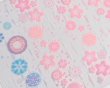 画像1: 蛍光シート・花廻り/クリア/A7（1枚） (1)
