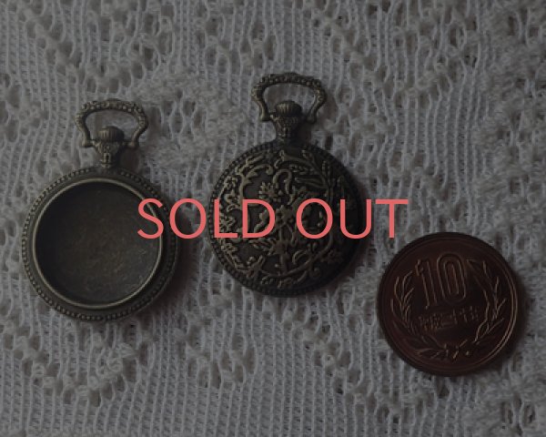 画像2: ちび懐中時計B/金古美(1個) (2)