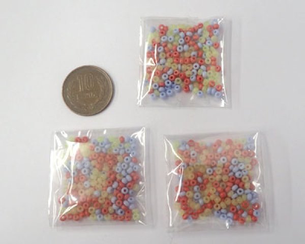 画像2: デッドストック/チェコ/シードビーズミックス/丸大サイズ(8/0)(5g) (2)