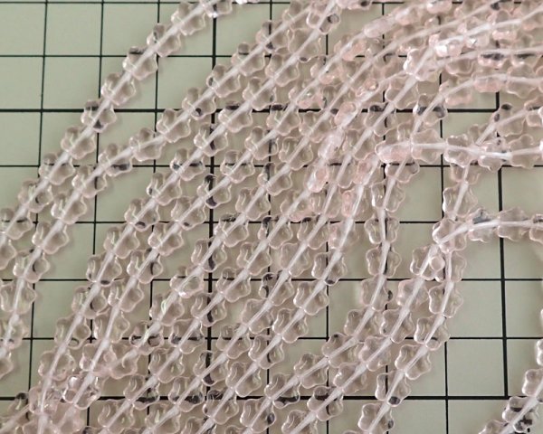 画像2: チェコガラスビーズ/ミニパフスター/ロザリン(10個) (2)