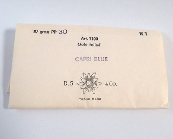 画像2: ヴィンテージスワロフスキー/カプリブルー/pp30(10個) (2)