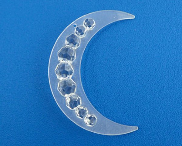 画像3: ヴィンテージ/プラスチック/ラージクレセントムーン(1個) (3)