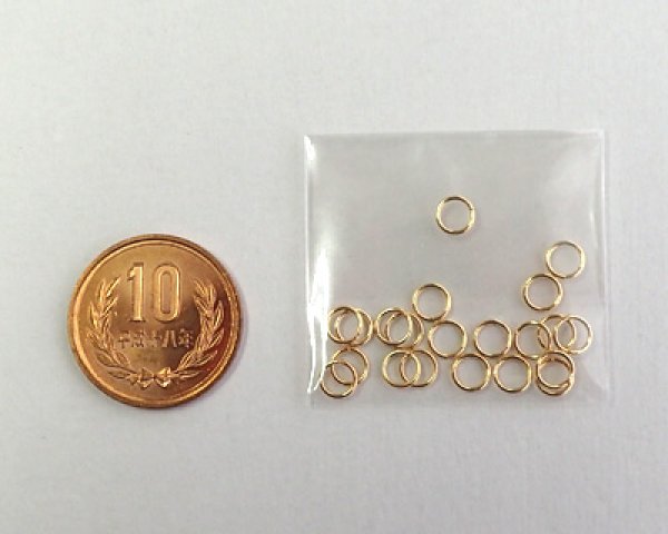 画像2: 丸カン/K16GP/5mm(20個) (2)