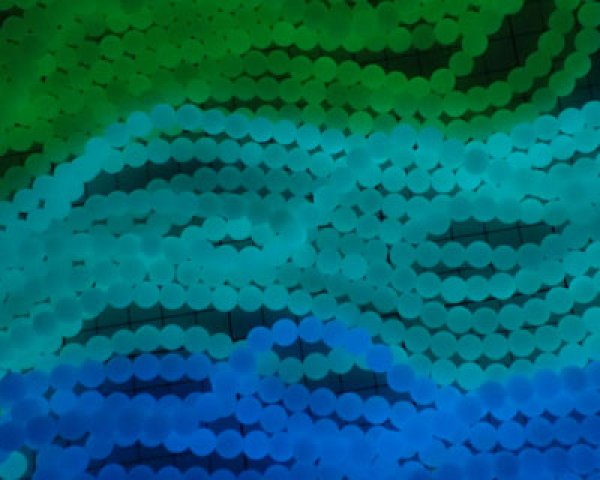 画像4: 中国/蓄光ガラスビーズ/グリーン発光(4個)売り切りSALE 50%OFF (4)