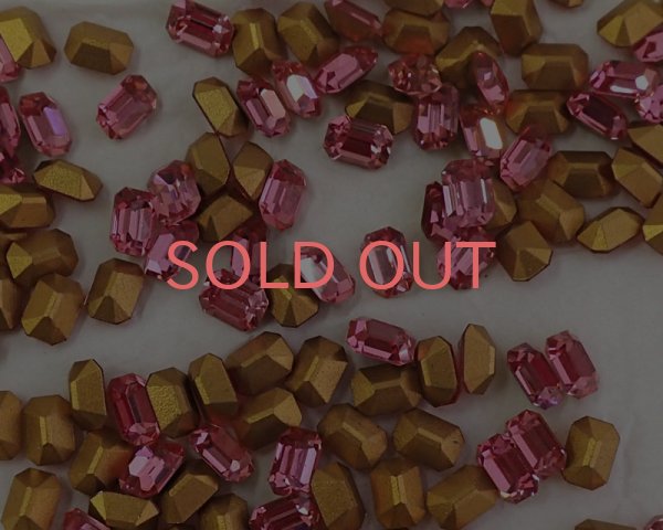 画像1: ヴィンテージスワロフスキー/#176/ローズ/7×5mm(2個) (1)