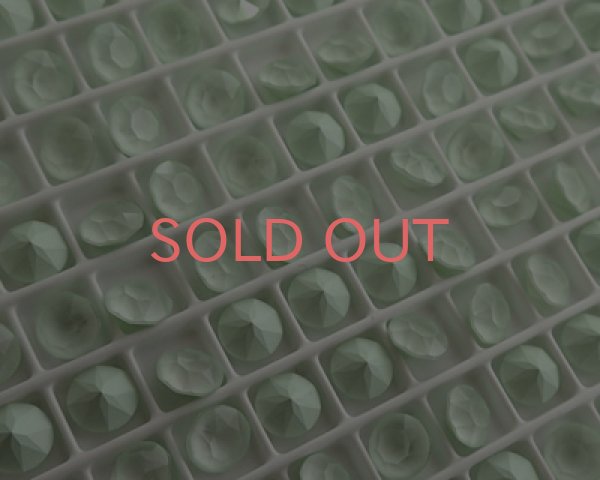 画像2: オーストリア製クリスタルガラス/#1088/パウダーグリーン /29ss(4個) (2)