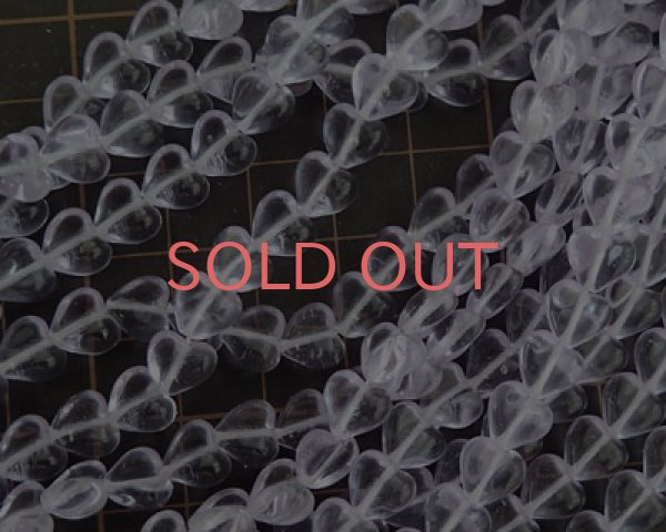 画像3: チェコガラスビーズ/ミニパフハート/アレキサンドライト(10個) (3)