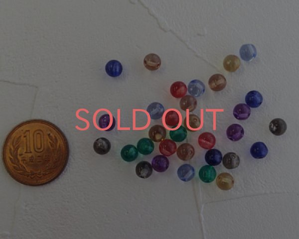 画像3: チェコガラスビーズ/ラウンドドロップ/約6mm/パープル(10個) (3)