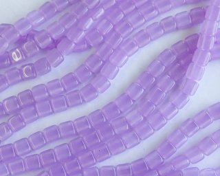 ヴィンテージ/ドイツ/ルーサイト/ラージフラワー/フロストブルー（1個