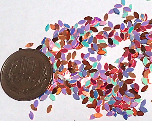 画像3: ネイル用スパンコール/オーロラマーキスミックス(1ケース) (3)