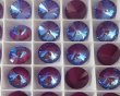 画像1: オーストリア製クリスタルガラス/#1122/クリスタルディライト/バーガンディー/12mm(1個) (1)