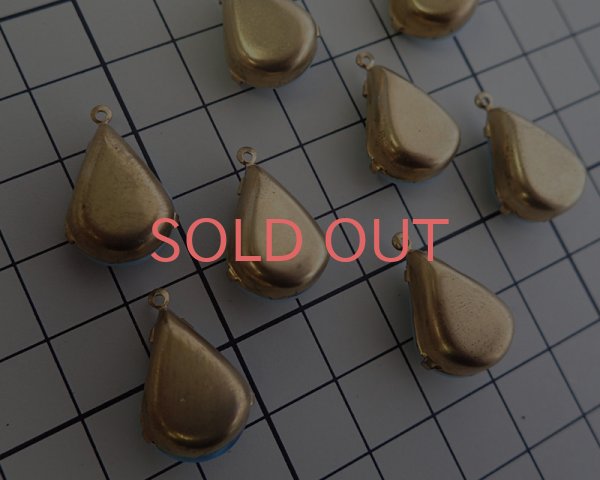 画像4: セット済/ヴィンテージガラス/アクアブルームーン(1個) (4)