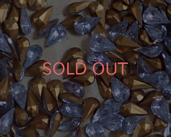 画像3: ヴィンテージ/チェコ/アレキサンドライト/ドロップ/8×4.8mm(2個) (3)