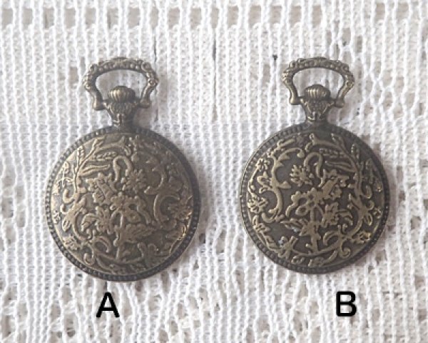 画像3: ちび懐中時計A/金古美(1個) (3)