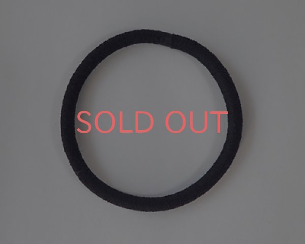 画像1: 日本製リングゴム/ブラック(2個) (1)