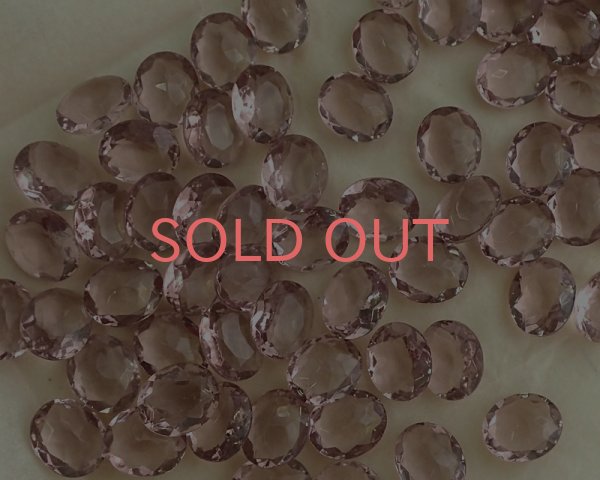 画像3: ヴィンテージ/チェコ/ガラス/オーバル/ライトアメシスト/12×10mm(2個) (3)