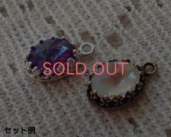 画像4: オーストリア製クリスタルガラス/#4122/クリスタルディライト/オーシャン/8×6mm(2個) (4)