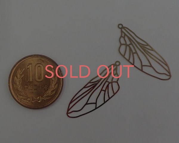 画像2: メタルチャーム/インセクトウィング/C(2枚) (2)