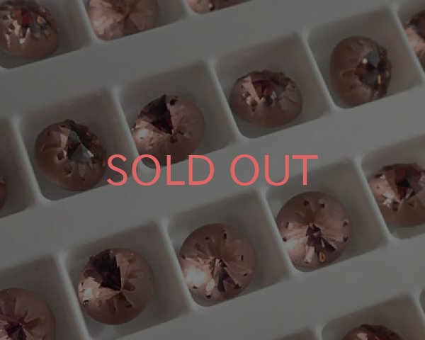 画像2: オーストリア製クリスタルガラス/#1695/ブラッシュローズ/10mm(1個) (2)