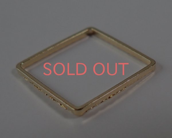 画像3: ブラスパーツ/スパークルリング/K16GP/ヘキサゴン/17mm(2個) (3)