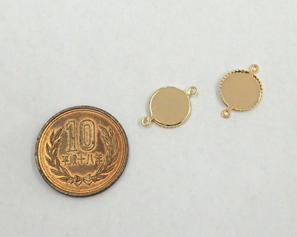 画像2: セッティングコネクター/ブラス/10mmラウンド/K16GP(2個) (2)