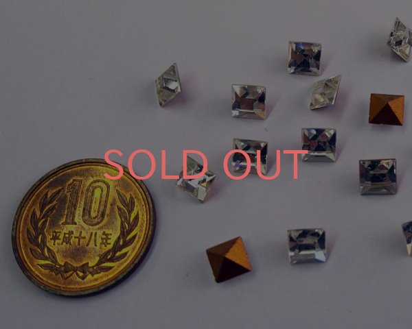 画像2: ヴィンテージ/スワロフスキー/#4400/クリスタル/6mm(2個) (2)